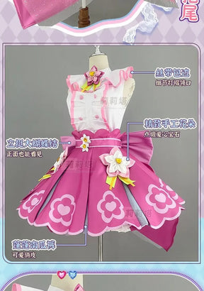 Shusheng-N Anime Pripara Kanon Cosplay Costume Halloween Carnival Sweet Lolita Dress Wig Props Accessories Uniform Woman New Kanon Set
