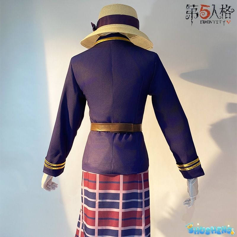 Game Identity V Doctor Emily Dyer Ivory Tower Cosplay Costume  Women Dress Anime Outfit Halloween Party Roleplay Fullset