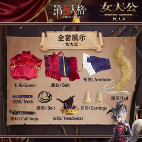 Identity V Archduchess Bloody Queen Marie Cosplay Costume For Halloween Christmas Party Mary Archduchess Role Play Comic Dress