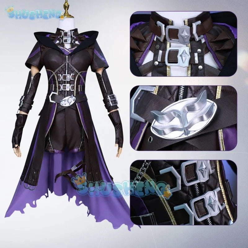 Lover And Deepspace Cosplay Heroines Costume Abysswalker Uniform Halloween Party Women Men Props Shusheng