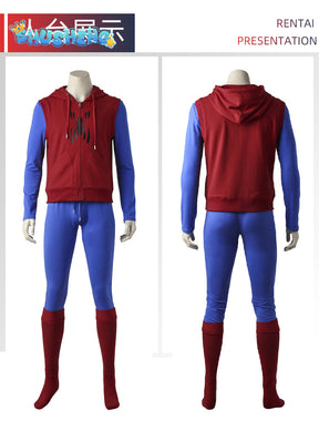 Spider-Man Costume Cosplay Peter Parker Spiderman Casual Suit Movie Spider-Man : Homecoming Cosplay Costume Halloween