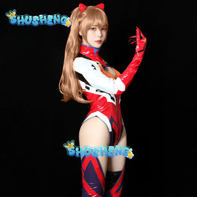 EVA  Asuka Langley Soryu Cosplay Costume Ver. Red Costumes Jumpsuits Woman EVA Sexy Outfits