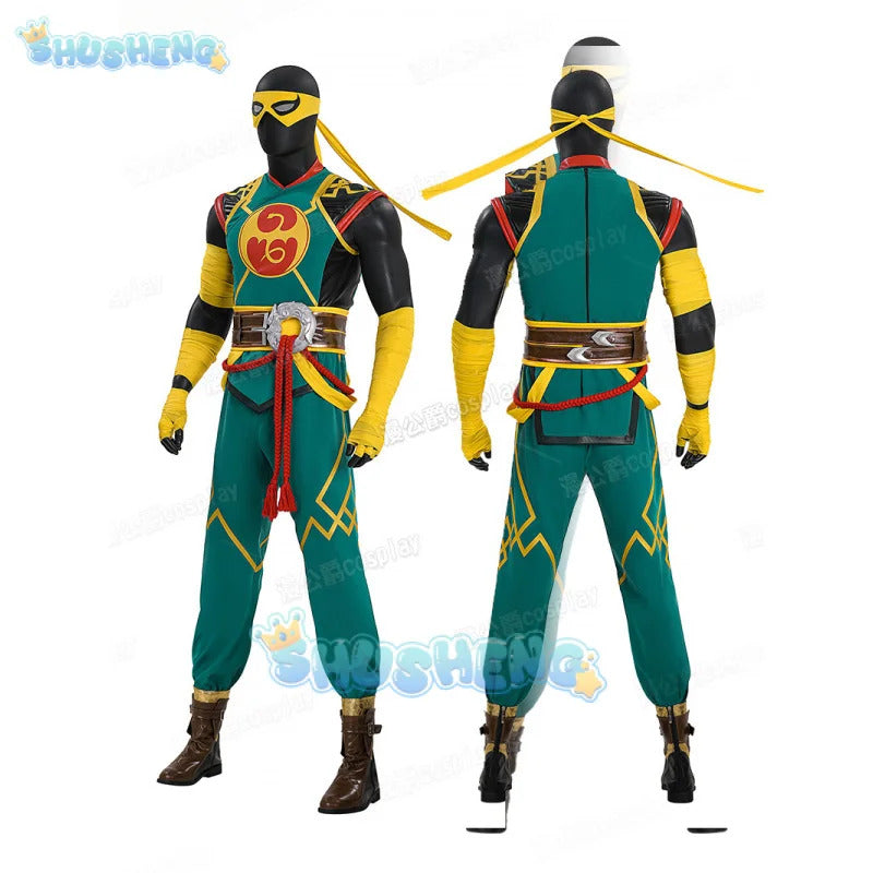 ‌Iron Fist‌‌Lin Lie‌ Cosplay Costume Uniform Halloween Carnival Party Christmas Play Role Clothes Clothing for Men