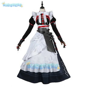 Alexandrina Sebastiane Rina Cosplay Costume Dress Zenless Zone Zero Maid Uniform Victoria Housekeeping Halloween Party Women