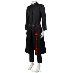 kpop cosplay Huntrix KPop Demon Hunters Sajaboys Cosplay Handsome Uniform Jinu Vampire Goth Punk Long Coat Korea Idol Halloween Suit