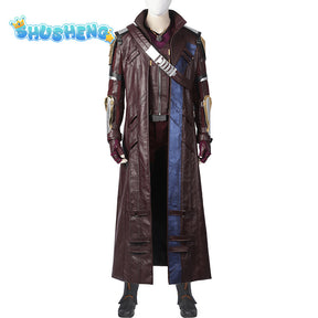 Star Lord Cosplay Costume Thor 4 Love and Thunder Star Lord Peter Quill Leather Outfits Mens Halloween Carnival Suit