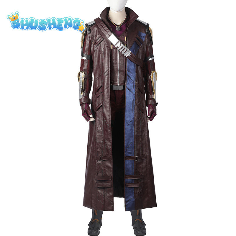 Star Lord Cosplay Costume Thor 4 Love and Thunder Star Lord Peter Quill Leather Outfits Mens Halloween Carnival Suit