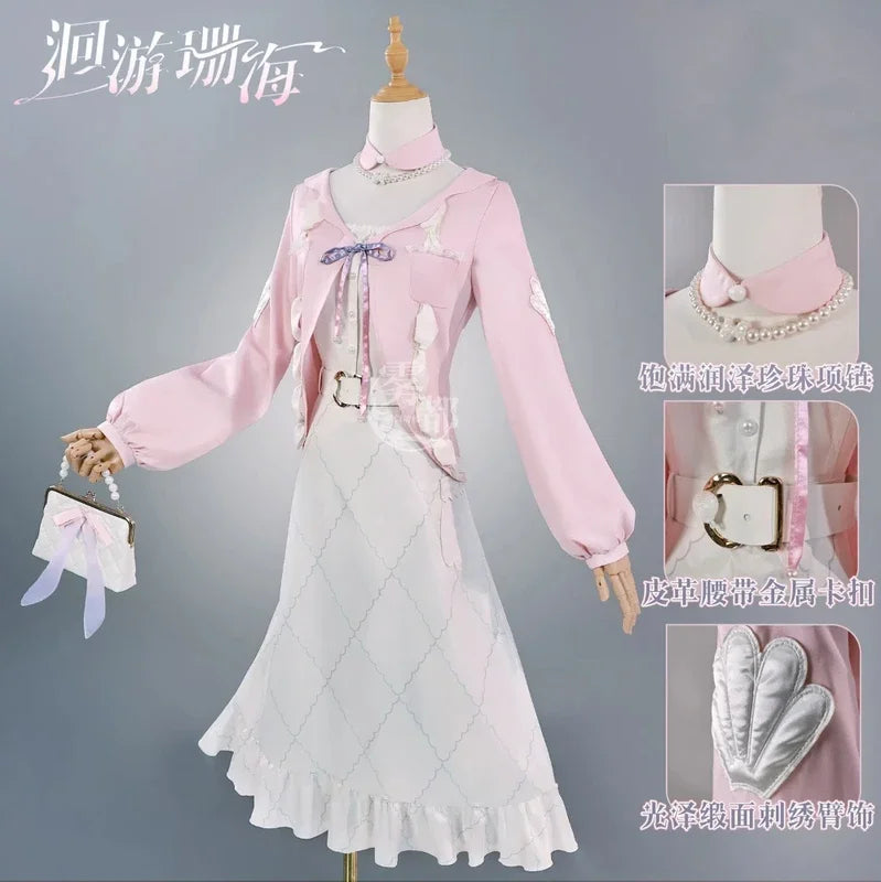 Genshin Impact Sangonomiya Kokomi Migrating To Shanhai Women Cosplay Costume Cos Game Anime Party Uniform Hallowen Play Role