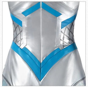 White Queen Emma Grace Frost Rivals cosplay costume High quality women fantasy jumpsuit shoes props shoulder armor Halloween set