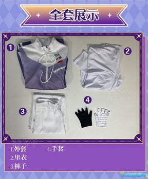 Anime VTuber Kenmochi Toya Any Size Cosplay Costume Women Men Halloween Custom Size
