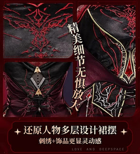 Love and Deepspace Heroines Cosplay Costume Abysm Sovereign Dress New Combat Outfit Hunter Uniform Tail Halloween Women Girls
