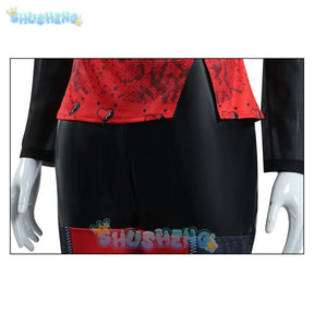 2024 Halloween Red Cosplay Costume Descendants Queen Of Hearts' Daughter Uniform Set The Rise Of Princess Full Outfits Shusheng