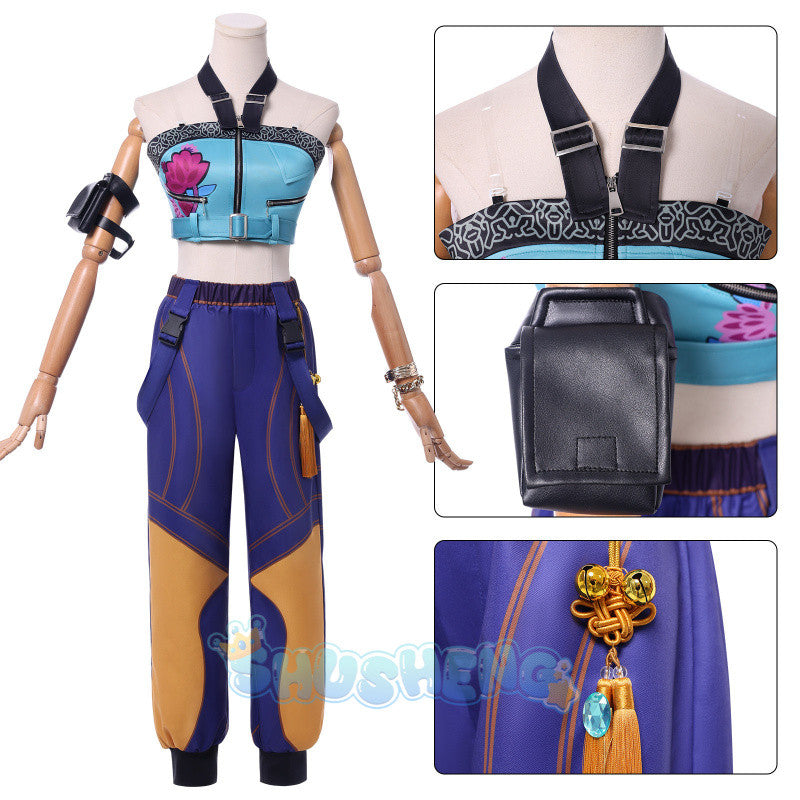 Cos Hunters Superstar Lumi Mira Zoe Cosplay Costume Anime KPop Demon Full Set Girl Group Suit Women KPop Demon Hunters Zoey cosplay costume