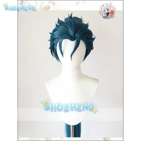 Wuthering Waves New Game Jiyan Cosplay Wig Green Long Hair Midnight Rangers General Jinzhou Jue Halloween Party For Women Men