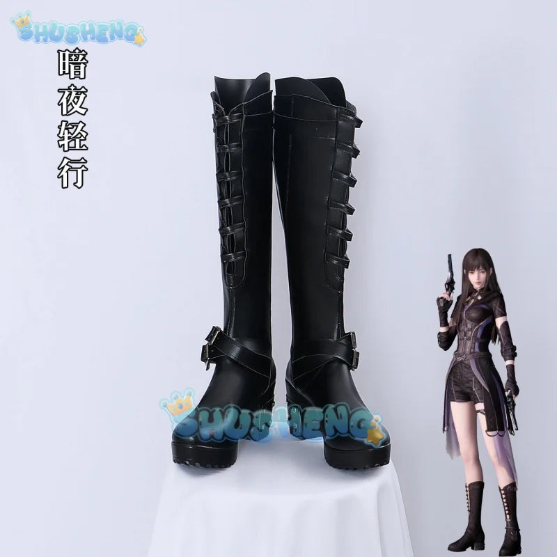 Love and Deepspace Heroines Cosplay shoes Abysswalker Anime game character prop shoes