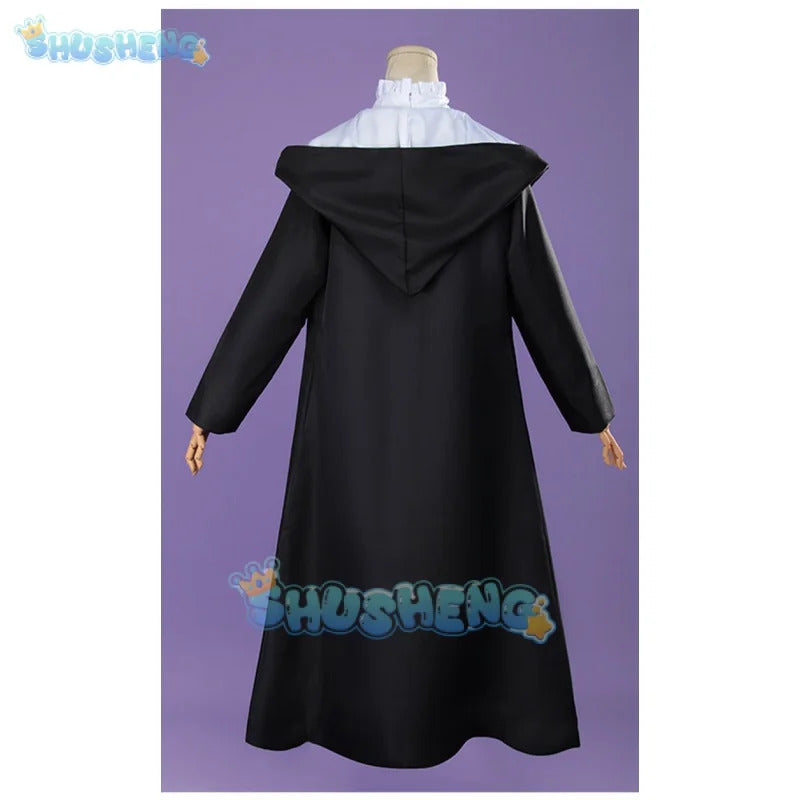 Fern Cosplay Costume include Cloak Coat Dress Headwear For Halloween Comic Con Fern Outfits