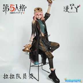 Game Identity V Cheerleaders Lily Barriere Cosplay Costume Women Dazzled Punk Uniform Suit Halloween Carnival Outfit for Woman