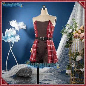 Shusheng Vtuber Nijisanji Uduki Kohh MV Game Suit Lovely Uniform Cosplay Costume Halloween Carnival Party Role Play Outfit