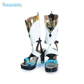 Genshin Impact Xilonen Cosplay Shoes Game Natlan Halloween Party for Women Shusheng