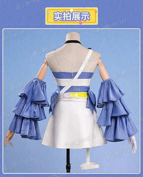 Dragon King The Gate to Cassell Jörmungandr Cosplay Xia Mi Costume Halloween party sweet dress props wig accessories Woman set
