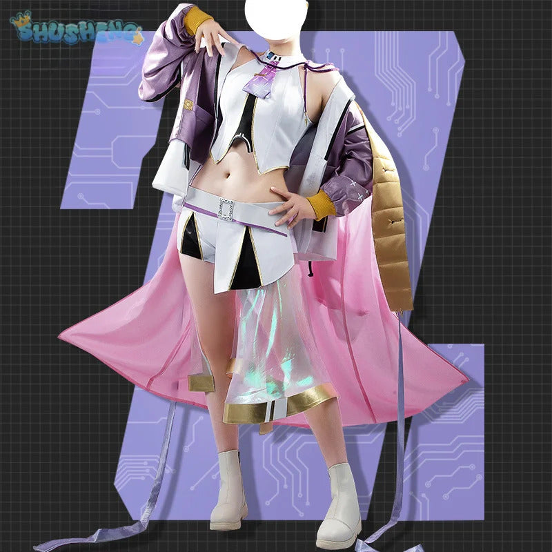 Game NIKKE：The Goddess of Victory Syuen Cosplay Costume Halloween Party New Coat Skirt Wig Prop Set Men Women Fashion Uniform