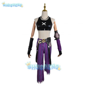 LOL Jinx Arcane Cosplay Costume Loose Cannon Outfit Game Cos Women Explosive Loli Bomb Style Halloween Party Dress Custom