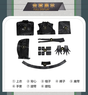 Thunderbolts Ghost Cosplay Costume Uniform Halloween Carnival Party Christmas Play Role Clothes Clothing for Women