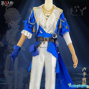 Prisoner Luca Balsa Cosplay Game Identity V Luca Costume Trench Uniform Suit Party Role Play Clothing Suit
