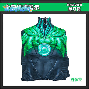 Green Lantern Cosplay Superhero 3D Printed Zentai Bodysuit Green Lantern Alan Scott Spandex Outfits Halloween Costume Adult