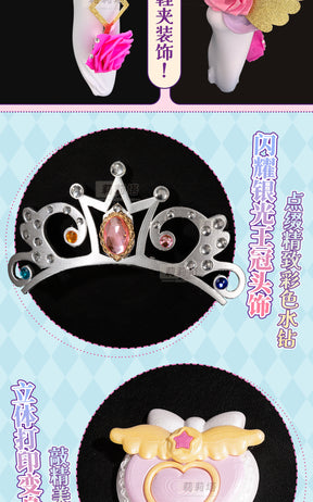 Shusheng-R Anime Pripara Manaka Laala  Women Lolita Dress Cosplay Costume