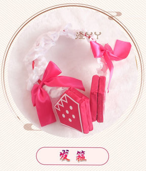 Anime Strawberry Miku 15th Anniversary Cosplay Costume Miku Lovely Lolita Dress Women Halloween Uniform Party Fancy Dress