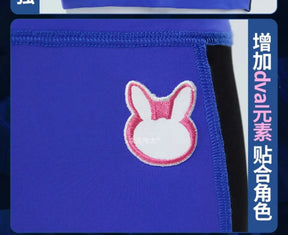 D.Va Overwatch OW Cosplay Costume Halloween party casual tight yoga suit top pants jacket set men women sports D.Va uniform