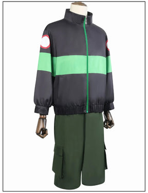Anime Sakamoto Days Heisuke Mashimo Cosplay Costume Black Green Jacket Pants Halloween Party for Women Men Props Carnival