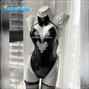 Azur Lane Prinz Eugen Bunny Girl (Between Tipsiness and a Wager) Cosplay High quality Costume full set S-XXL Shushengcos