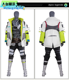 New Game Apex Legends Crypto Cosplay Costume Shirt Vest Coat Pants Belt Gloves for Men Boy Custom Made