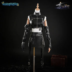 Shusheng-R Love and Deepspace Hostess master control Cosplay Inspector's combat uniform Costume Halloween fashion men women clothing wig