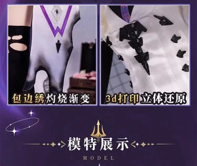 Arknights Necrass Eblana Cosplay Costume Uniform Halloween Carnival Party Christmas Play Role Clothes Clothing