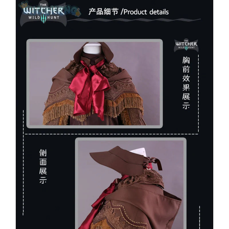 Game Bloodborne Cosplay doll The daughter of the universe Costume Shawl hat scarf handguard dress Halloween party Doll uniform