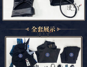 Arknights Logos Anniversary Game Suit Gorgeous Uniform Cosplay Costume Halloween Party Role Play Outfit Men