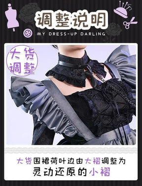 Kitagawa Marin My Dress-Up Darling Cos Name Cosplay Costume Dress hat accessories socks apron girl Halloween Lolita maid uniform