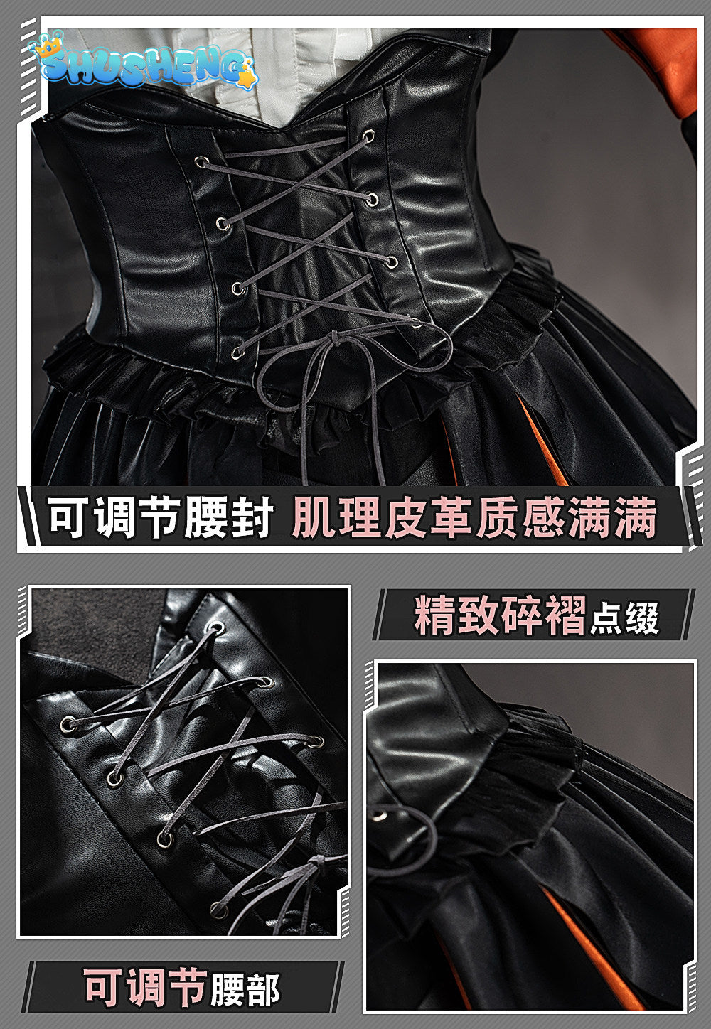 Game Cosplay Series:  Arknights-Talulah （Crimson Blaze） Cosplay anime gorgeous Costume Shushengcos