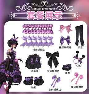 Game Identity V Collaboration Marie Bloody Mary Cosplay Costume Premium Anime Outfit Full Set for Fans Halloween Party Role Play Event