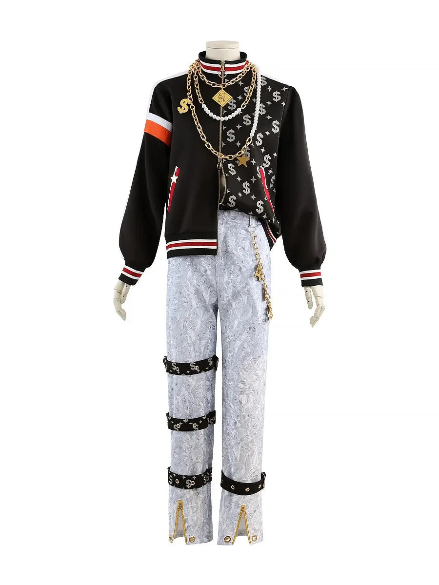 Shusheng-R Ensemble Stars Amagi Hiiro/Amagi Rinne Cosplay Costume Full Set Uniform Props Accessories Halloween Carnival Party