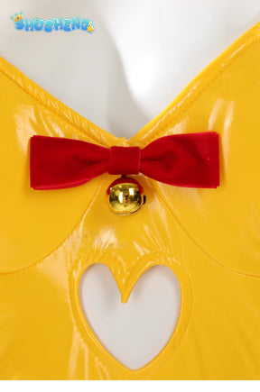 Cosplay Series: Pokemon- Pikachu doujin cute bunny girl Cosplay sexy PU bodycon dress Costume full set Shushengcos S-XL