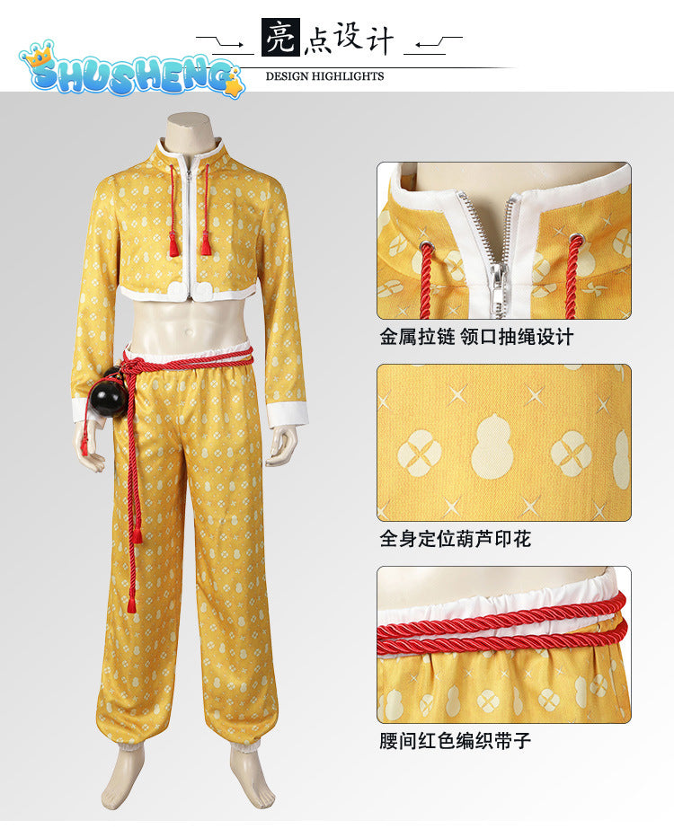 In Stock Game Street Fighter 6 Cos Jamie Cosplay Halloween Christmas Party Costume Cos Clothes Stage Performance Role Play