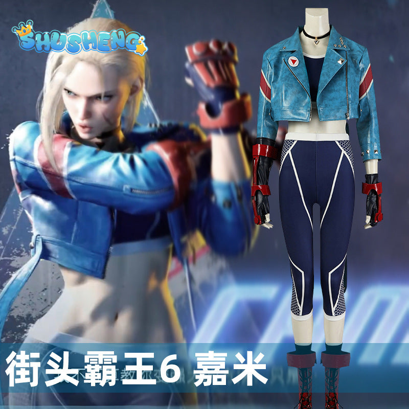 New Games Street Fighter Cos Costumes Cammy Cosplay Female Anime Character Uniform Performance Halloween Carnival Costumes