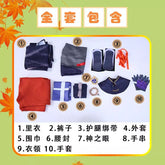Anime Game Genshin Impact Kaedehara Kazuha Friend Tomo TomoKazu Cosplay Costume Inazuma Woman Man Red Kimono Halloween Suit Prop