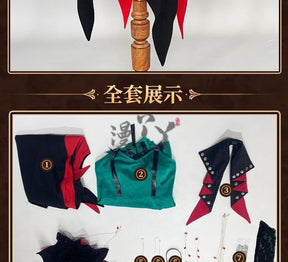 Barmaid Demi Bourbon Cosplay Costume Halloween Christmas Role Playing Party Comic con Game Anime Costume