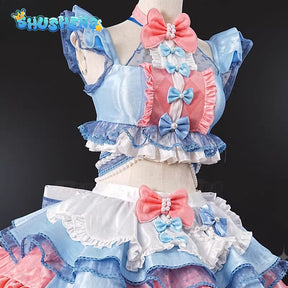 Cosplay Series: Idol Land PriPara-Manaka Laala Cosplay Sweet maid outfit Costume full set Shushengcos