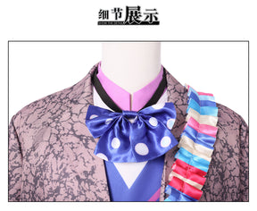 Alice in Wonderland cosplay hat man costume, Mad Hatter movie character play dress-up suit